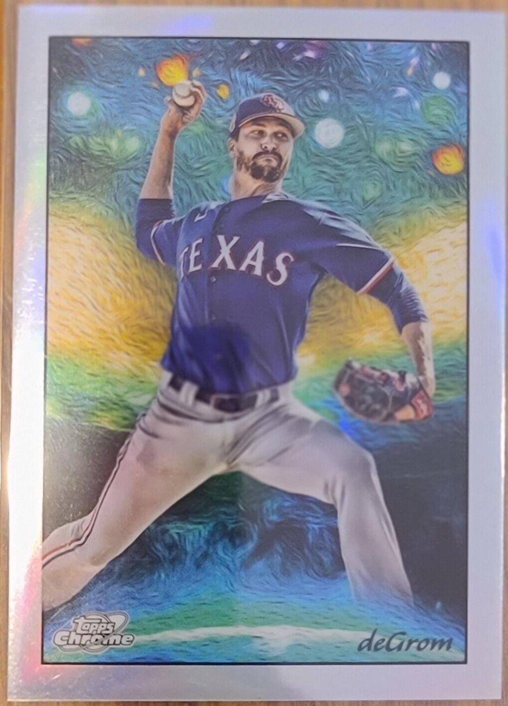 Jacob deGrom #STN-12 Baseball Cards 2023 Topps Cosmic Chrome Stars in the Night