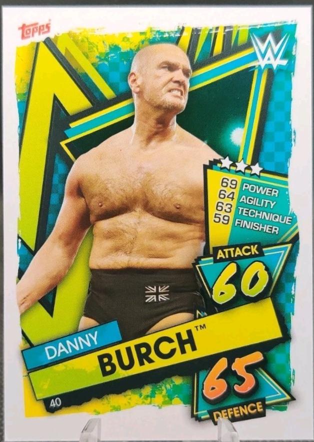 Danny Burch #40 Wrestling Cards 2021 Topps Slam Attax WWE