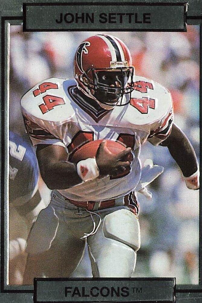 John Settle #10 Football Cards 1990 Action Packed