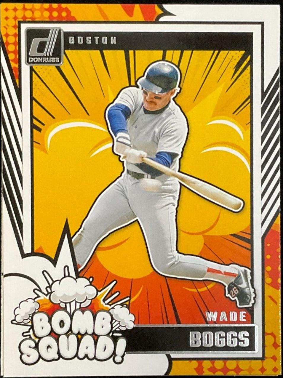 Wade Boggs #2 Baseball Cards 2024 Donruss Bomb Squad