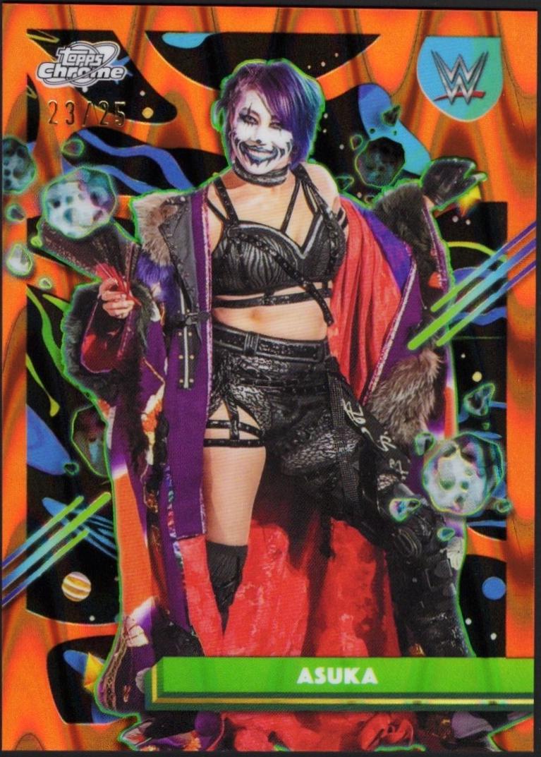Asuka [Orange Galactic Refractor] #186 Prices | 2026 Topps Cosmic