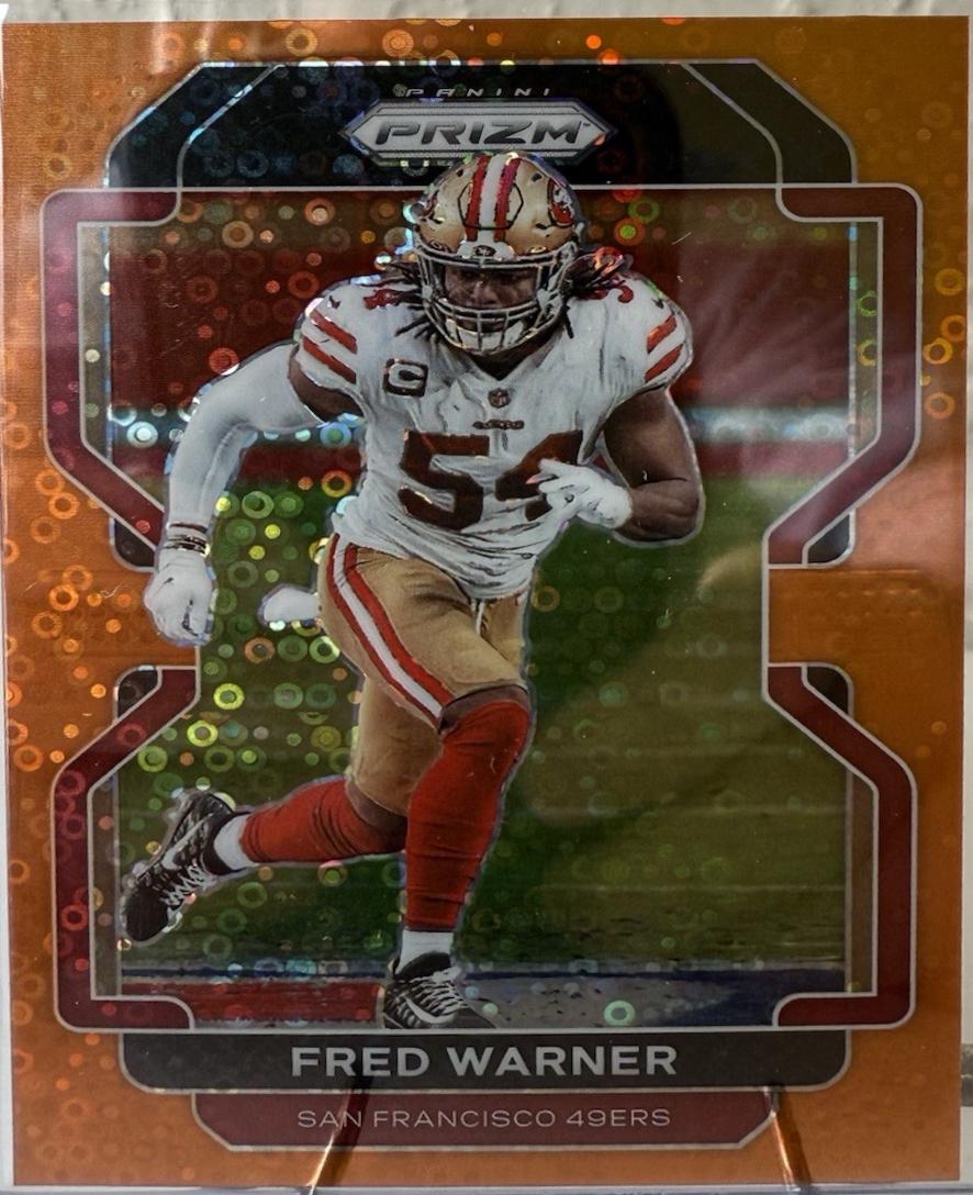 Fred Warner #59 2021 Panini Prizm No Huddle Football