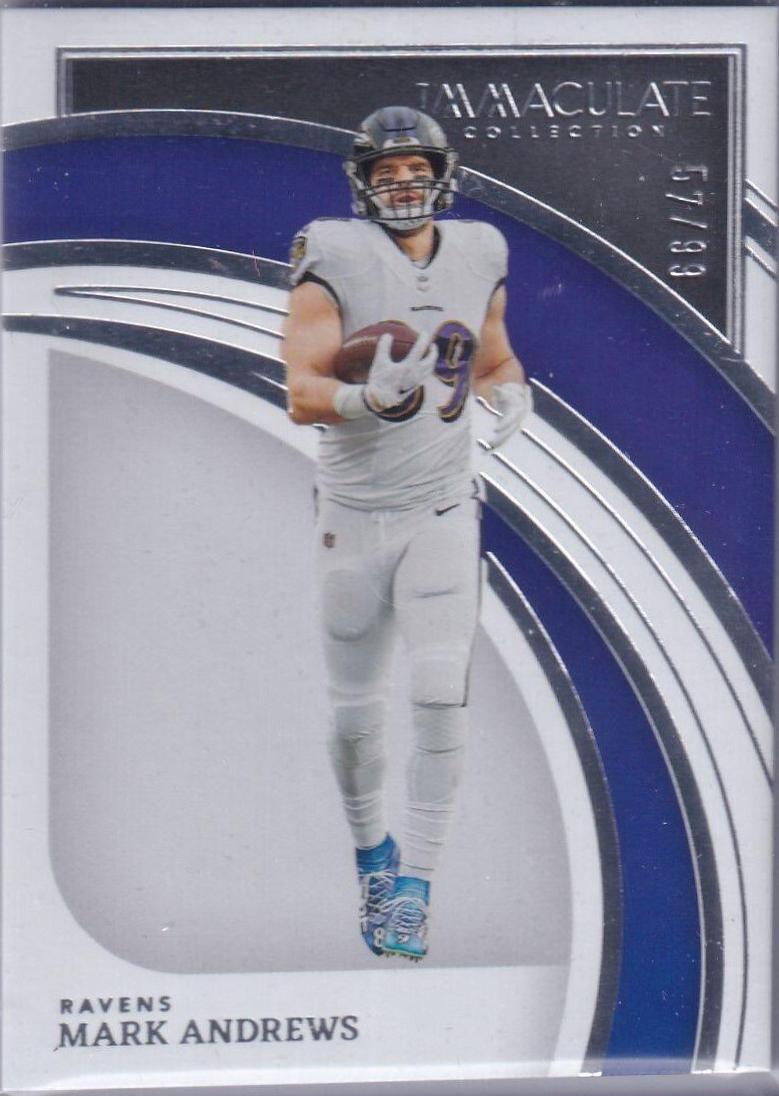 Mark Andrews #7 Football Cards 2022 Panini Immaculate Collection