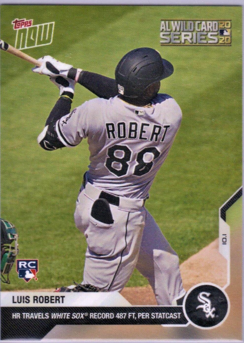 Luis Robert #349 Baseball Cards 2020 Topps Now