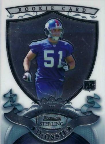 Zak DeOssie #14 Football Cards 2007 Bowman Sterling