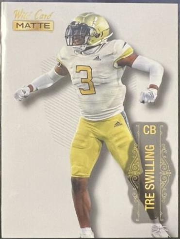 Tre Swilling #MB-113 Football Cards 2022 Wild Card Matte