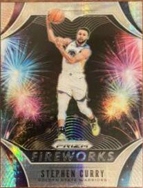Stephen Curry #3 Basketball Cards 2019 Panini Prizm Fireworks