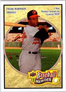 Frank Robinson #18 Baseball Cards 2008 Upper Deck Baseball Heroes