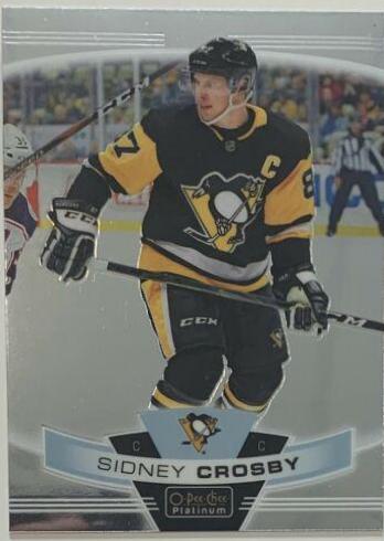 Sidney Crosby #1 Hockey Cards 2019 O Pee Chee Platinum