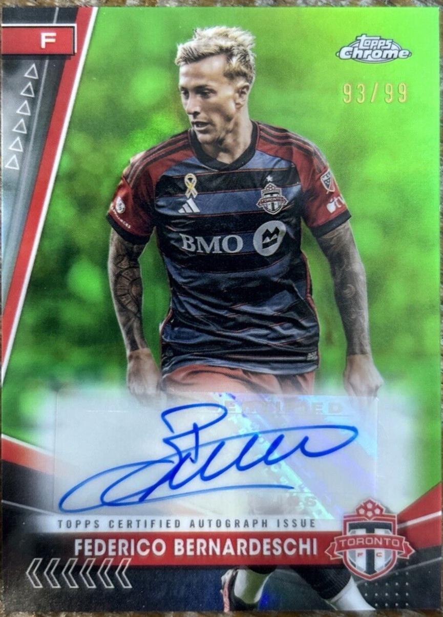 Federico Bernardeschi #CA-FB 2024 Topps Chrome MLS Autograph