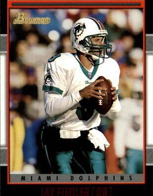 Jay Fiedler #17 Football Cards 2001 Bowman