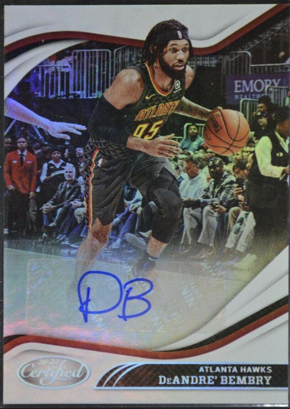 DeAndre' Bembry #CS-DAB Basketball Cards 2020 Panini Certified Signatures