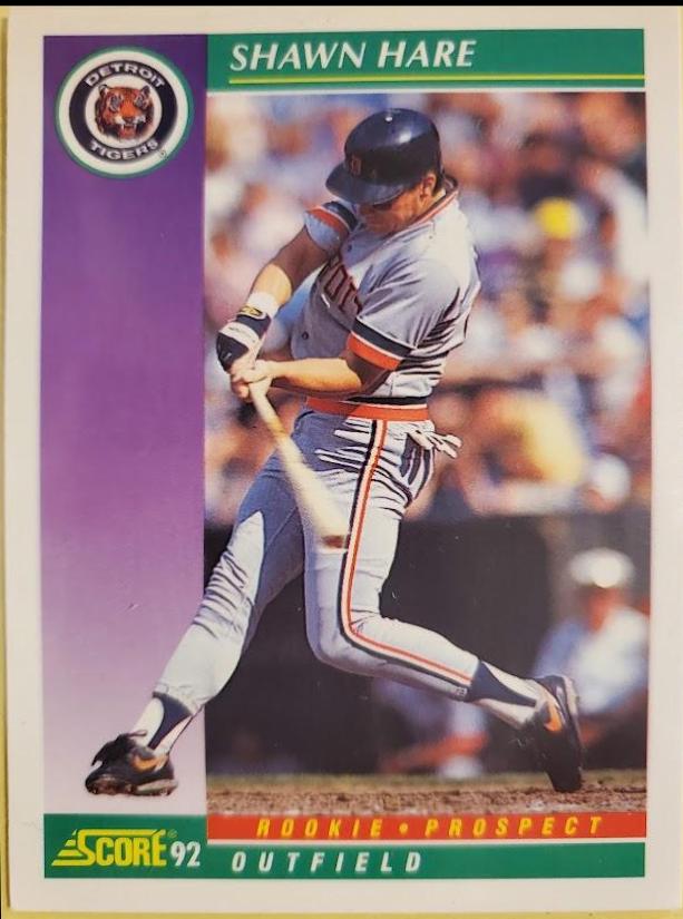 Shawn Hare #828 Baseball Cards 1992 Score