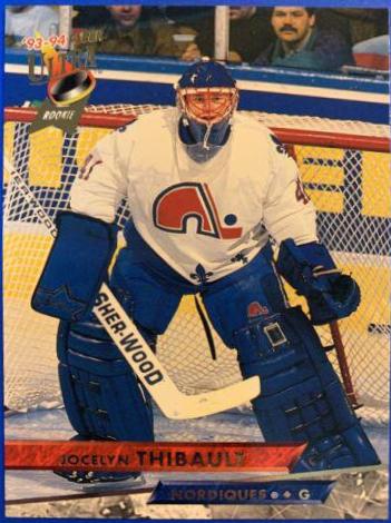 Jocelyn Thibault #406 Hockey Cards 1993 Ultra