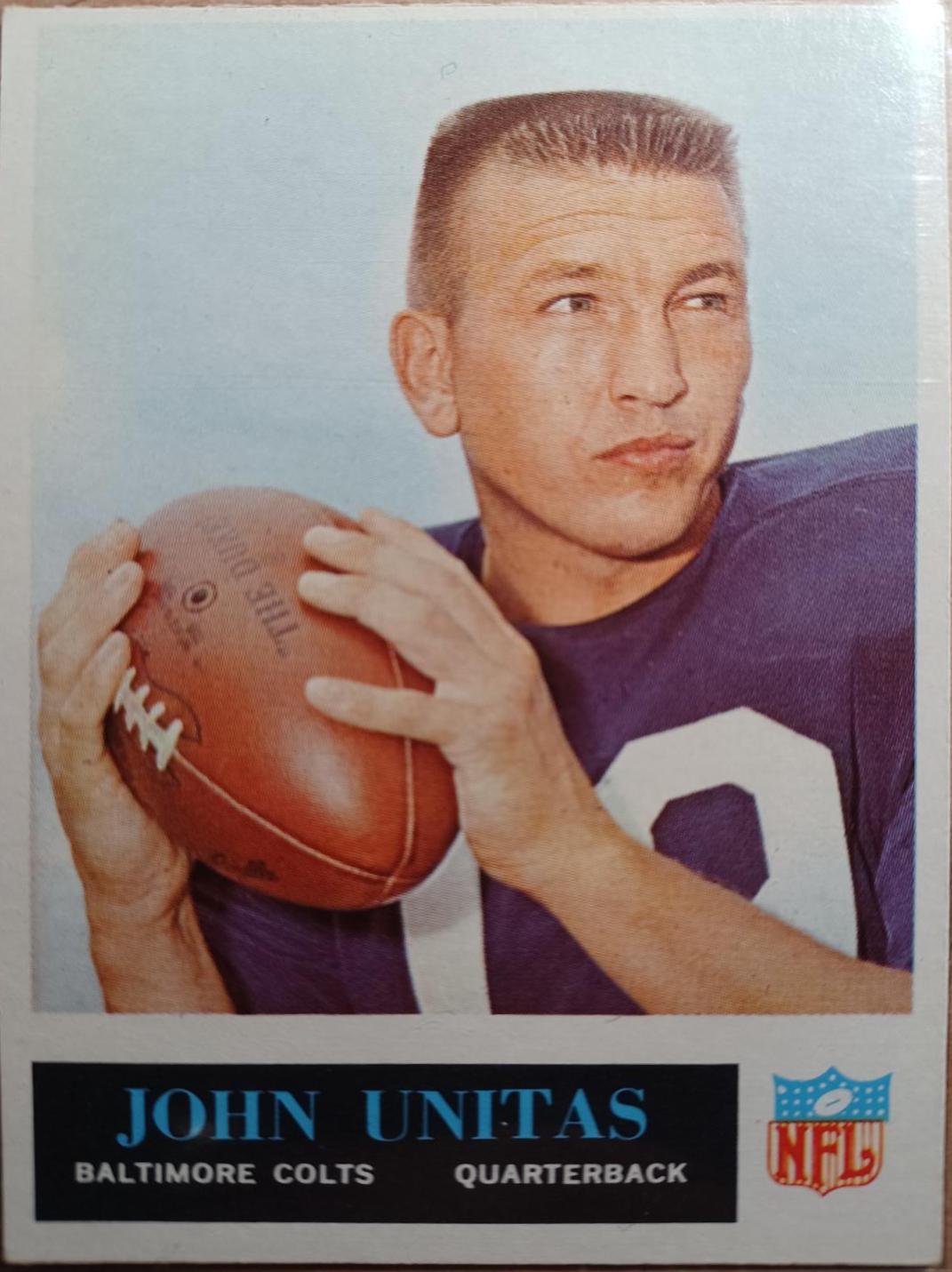 Johnny U #12 Football Cards 1965 Philadelphia