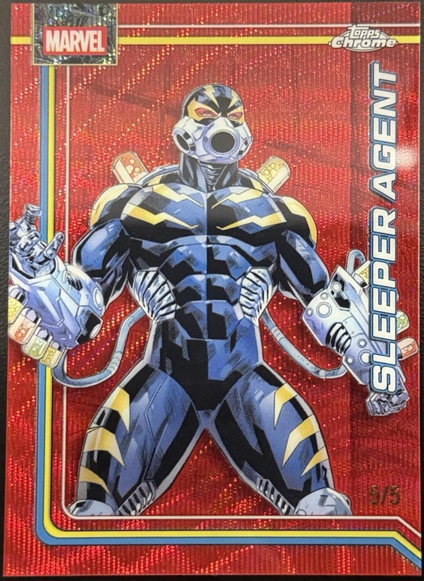 Sleeper Agent Red Wave Refractor