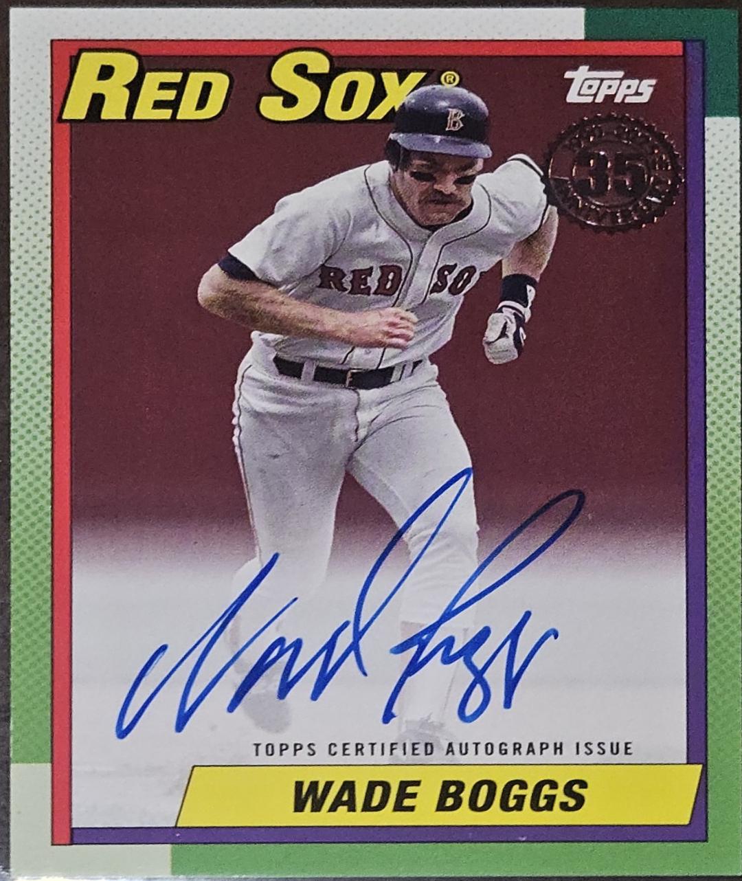 Wade Boggs [Red] #90AU-WB