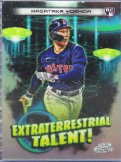 Masataka Yoshida #ET-14 Baseball Cards 2023 Topps Cosmic Chrome Extraterrestrial Talent