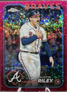 Austin Riley [Magenta Speckle Refractor] #84