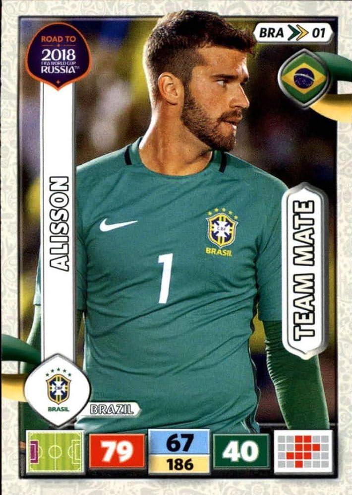 Alisson #BRA01 2017 Panini Adrenalyn XL Road To 2018 World Cup Soccer