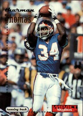 Thurman Thomas #20 Football Cards 1996 Skybox Impact
