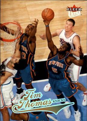 Tim Thomas #19 Basketball Cards 2004 Ultra