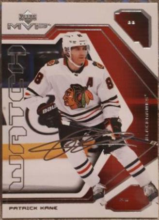 Patrick Kane #6 Hockey Cards 2021 Upper Deck MVP 20th Anniversary