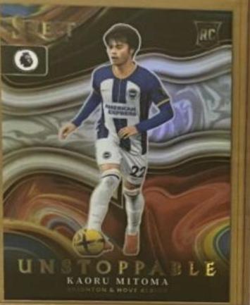 Kaoru Mitoma #4 Soccer Cards 2022 Panini Select Premier League Unstoppable