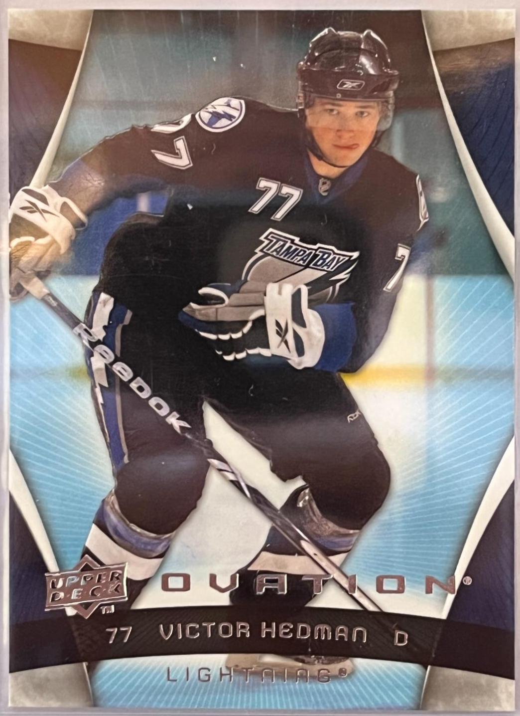 Victor Hedman #93 Hockey Cards 2009 Upper Deck Ovation