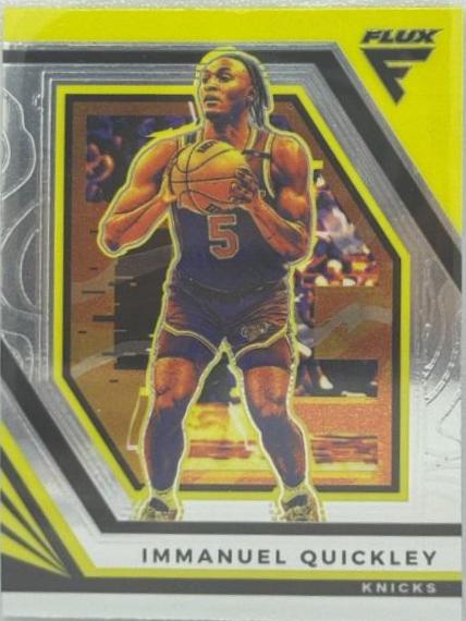Immanuel Quickley #10 Basketball Cards 2022 Panini Flux