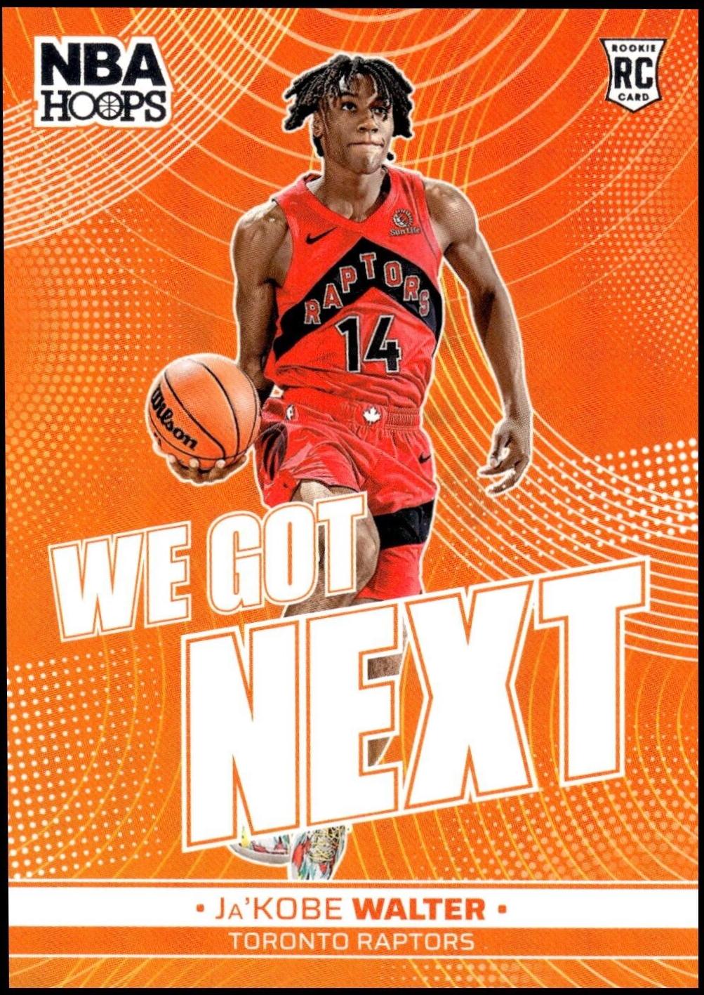 Ja'Kobe Walter #8 Basketball Cards 2024 Panini NBA Hoops We Got Next