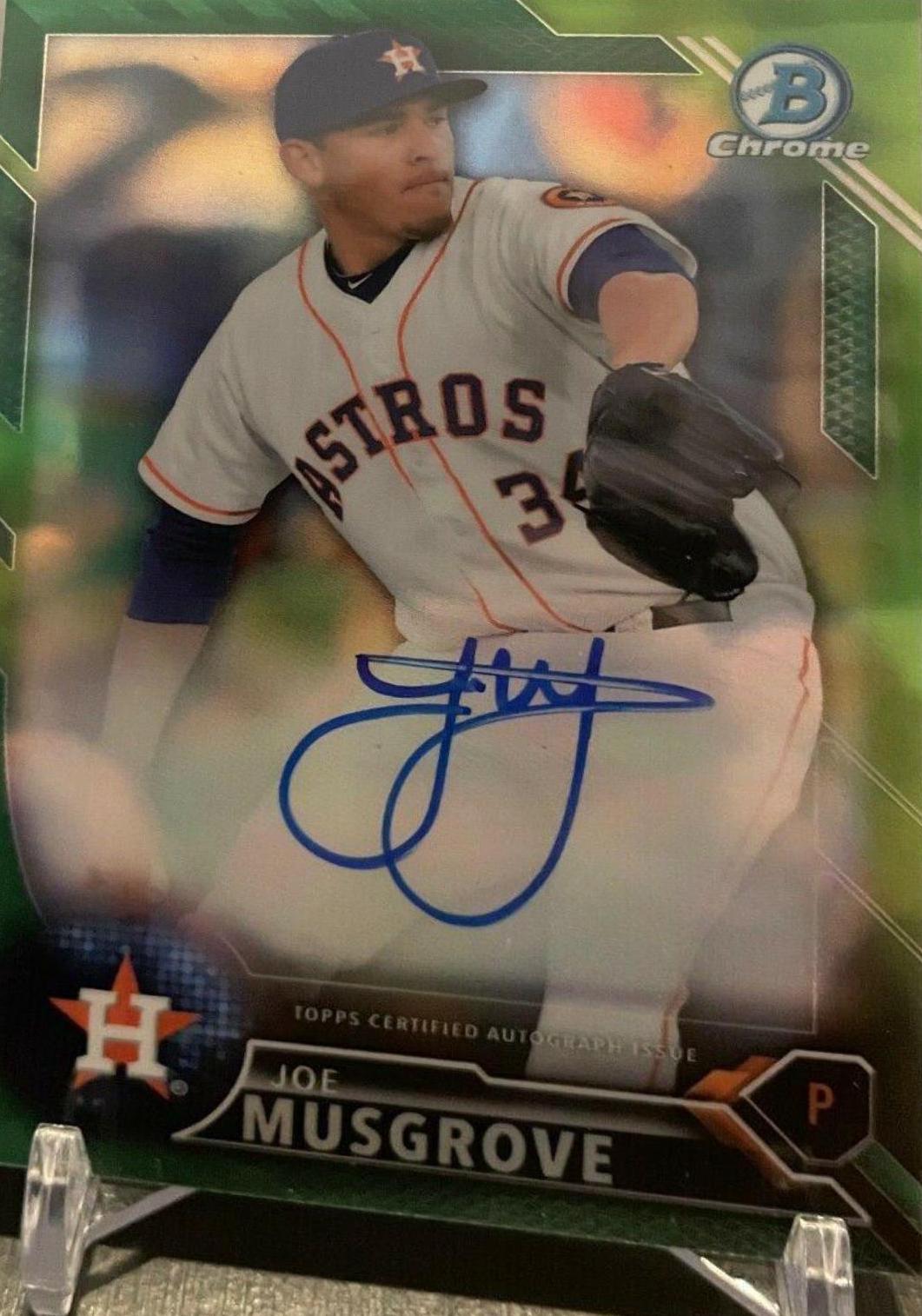 Joe Musgrove [Green Refractor] #CPA-JMU