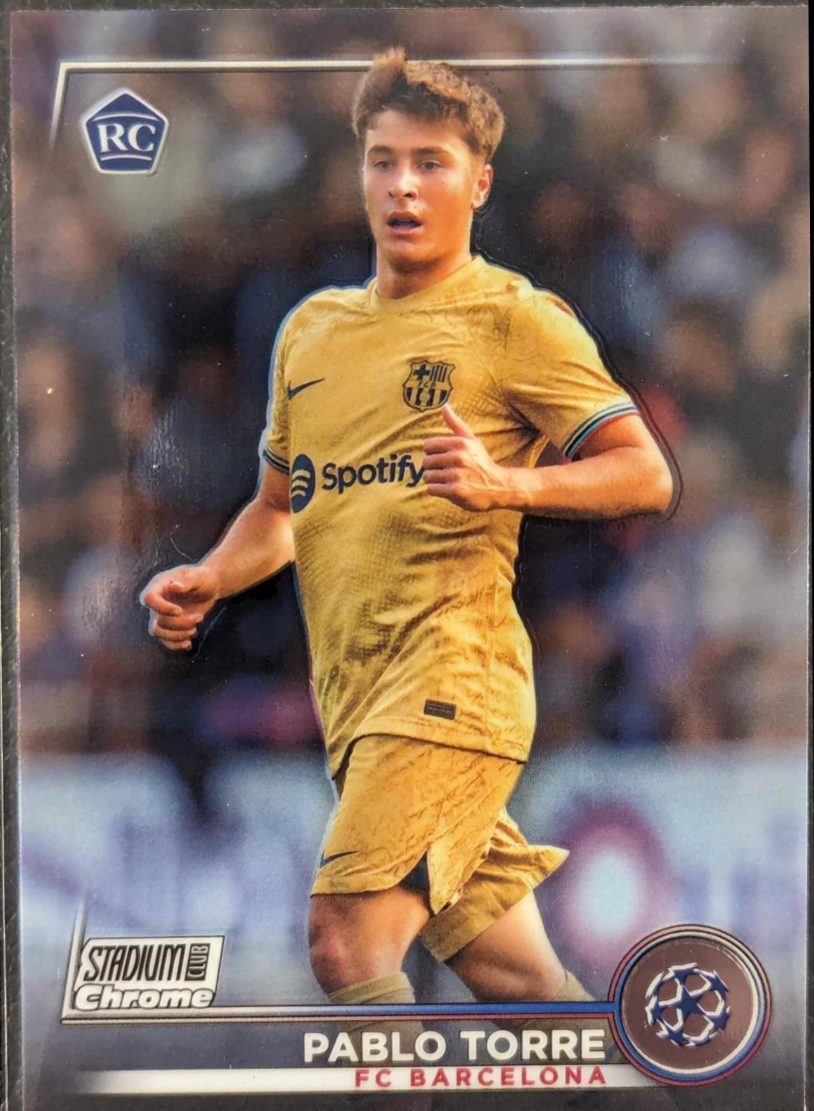 Pablo Torre #32 Soccer Cards 2022 Stadium Club Chrome UEFA Competitions