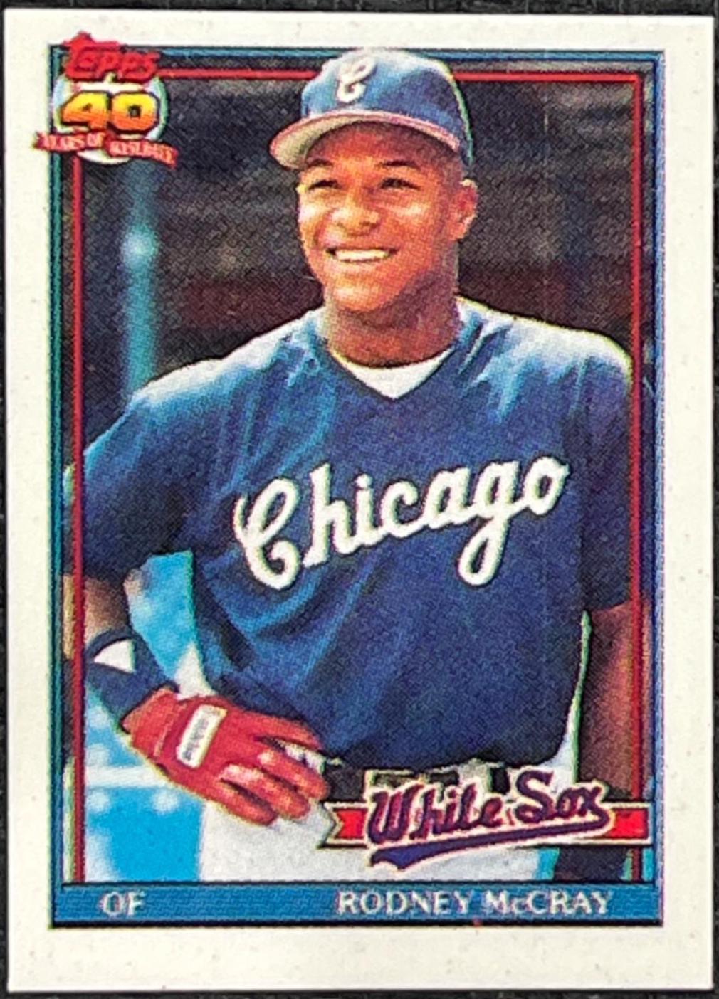 Rodney McCray #523 Baseball Cards 1991 Topps Micro