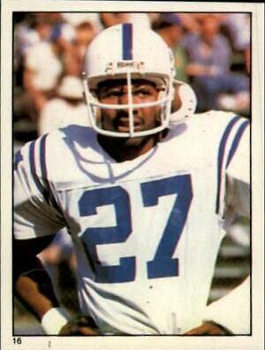 Curtis Dickey #16 Football Cards 1981 Topps Stickers