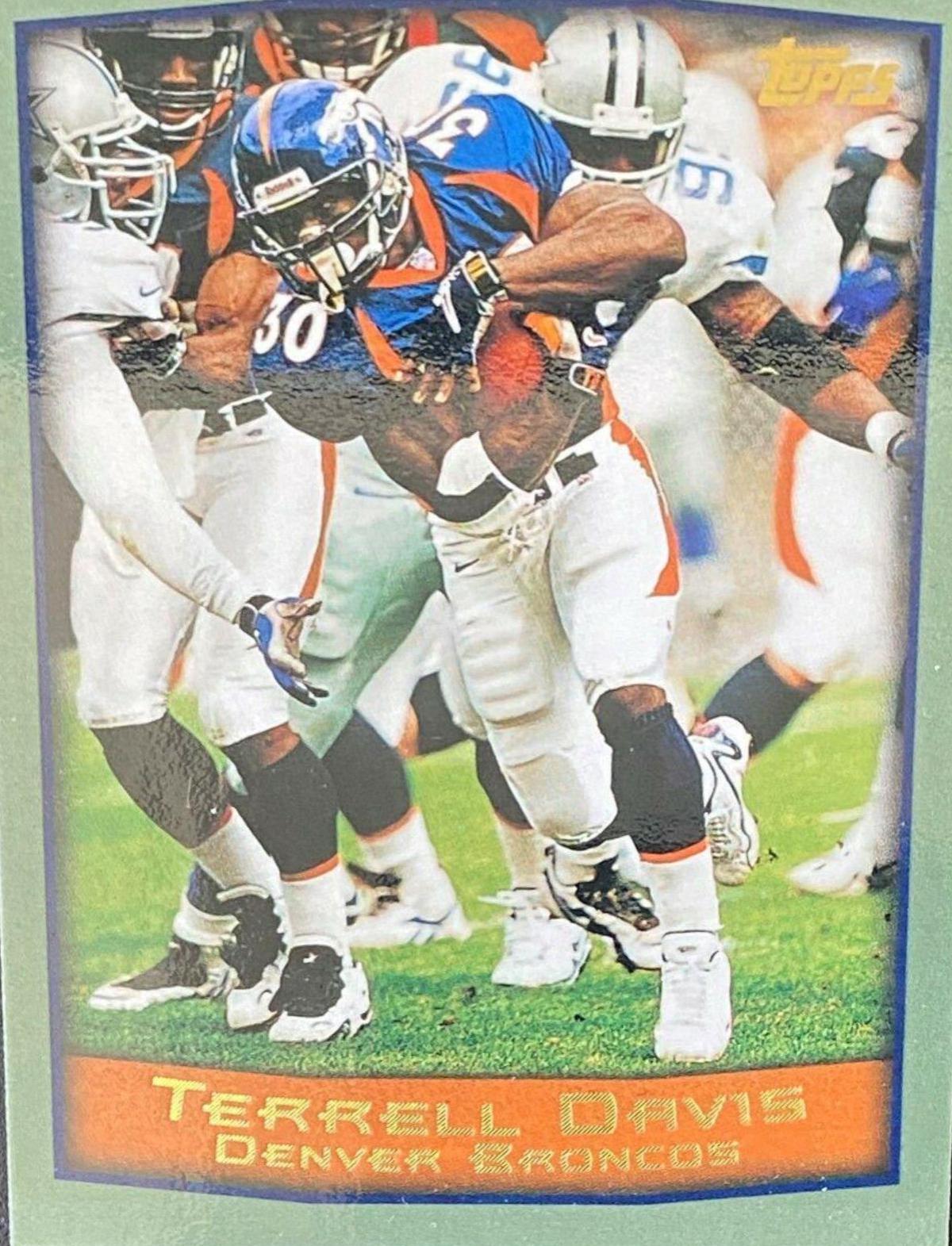 Terrell Davis #1 Football Cards 1999 Topps
