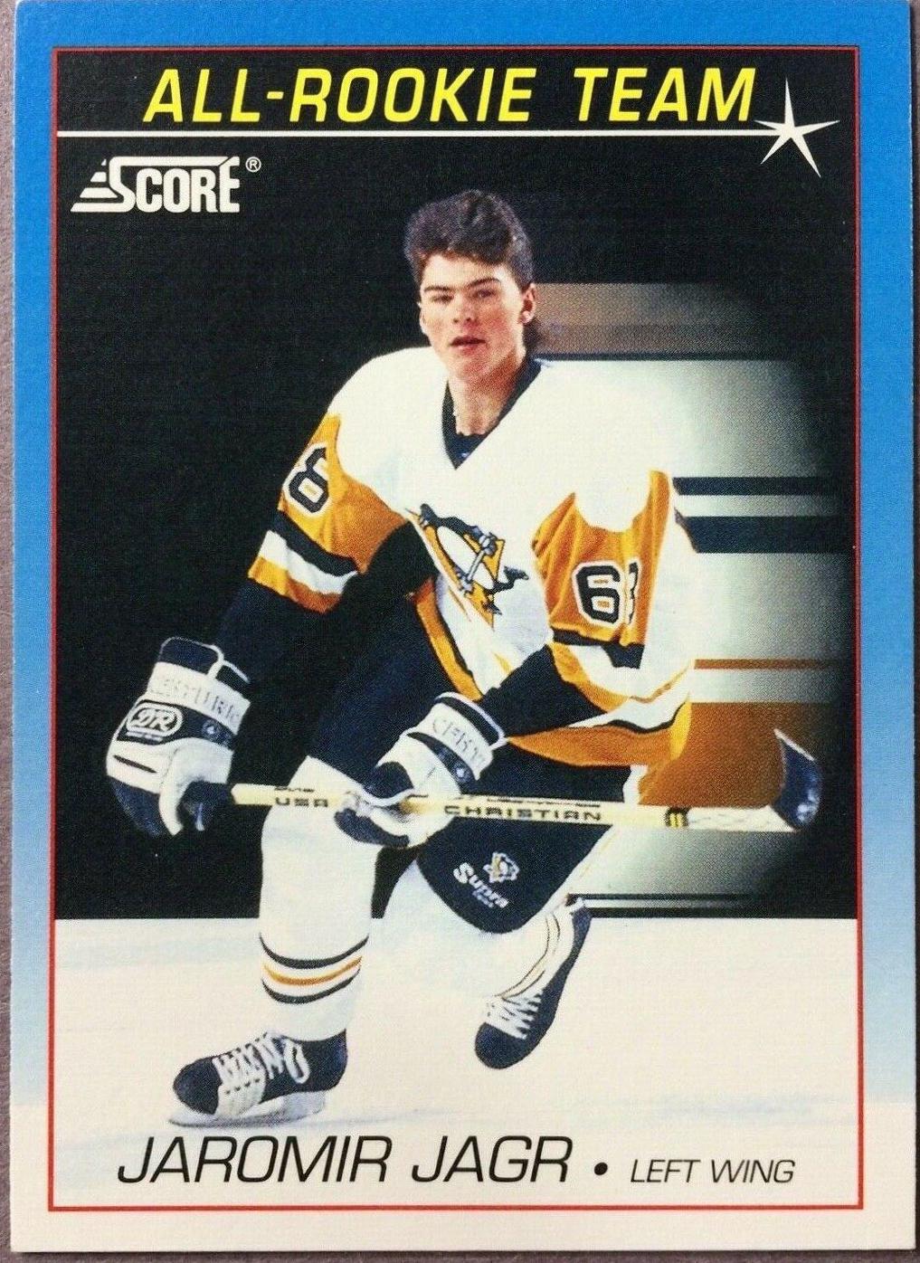 Jaromir Jagr #381 Hockey Cards 1991 Score Canadian