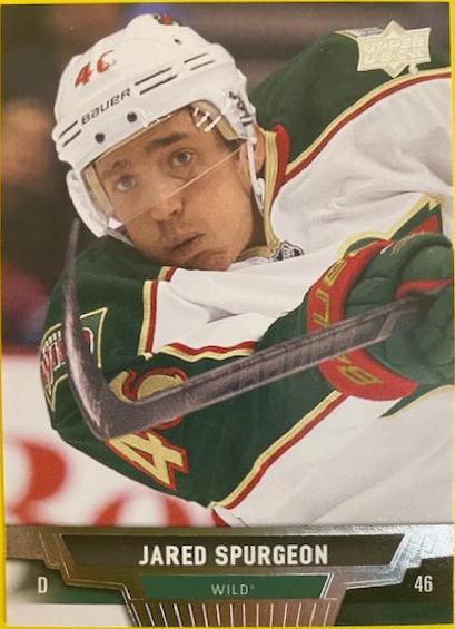 Jared Spurgeon #133 Hockey Cards 2013 Upper Deck