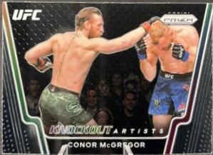 Conor McGregor #16 Ufc Cards 2021 Panini Prizm UFC Knockout Artists