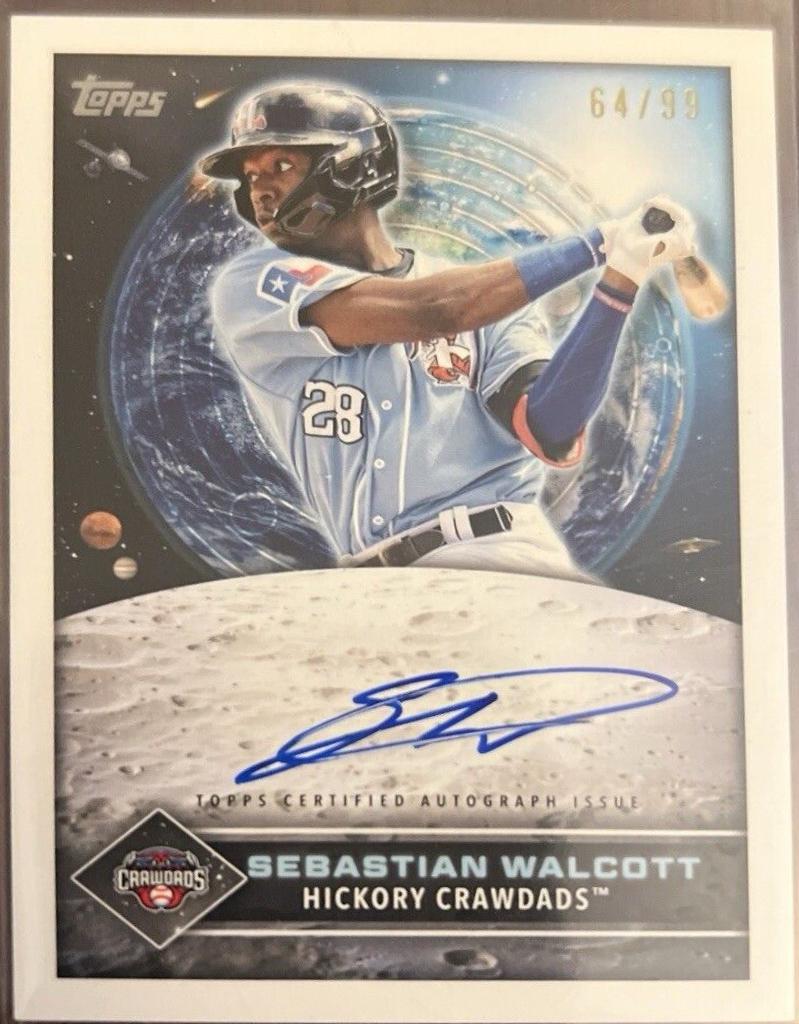 Sebastian Walcott #FCA-SW Baseball Cards 2024 Topps Pro Debut Future Cornerstones Autograph