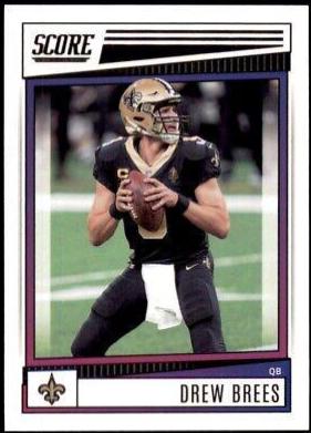 Drew Brees #61 Football Cards 2022 Panini Score
