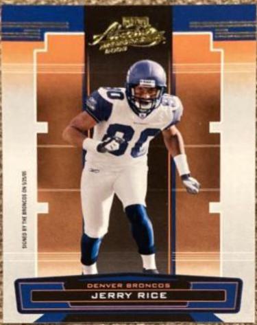 Jerry Rice #130 Football Cards 2005 Playoff Absolute Memorabilia