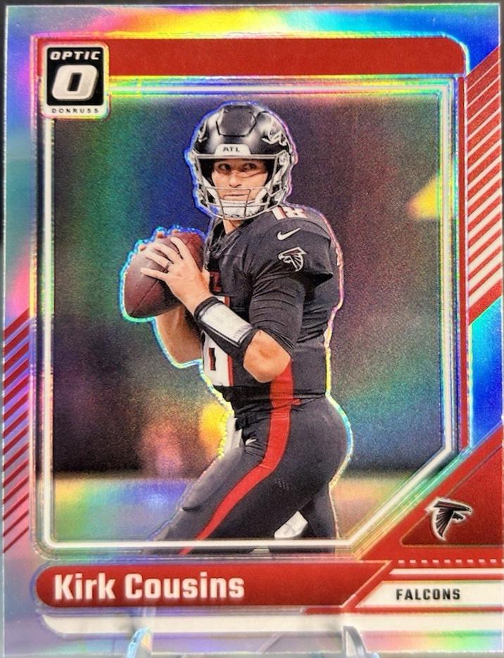Kirk Cousins #7 Football Cards 2024 Panini Donruss Optic