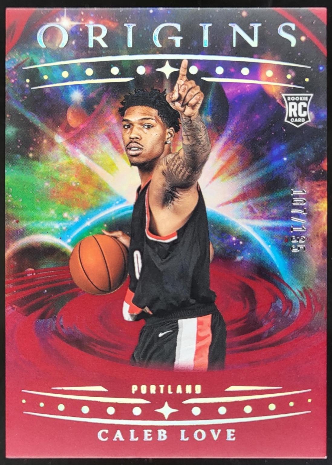Caleb Love #47 2025 Panini Origins Basketball
