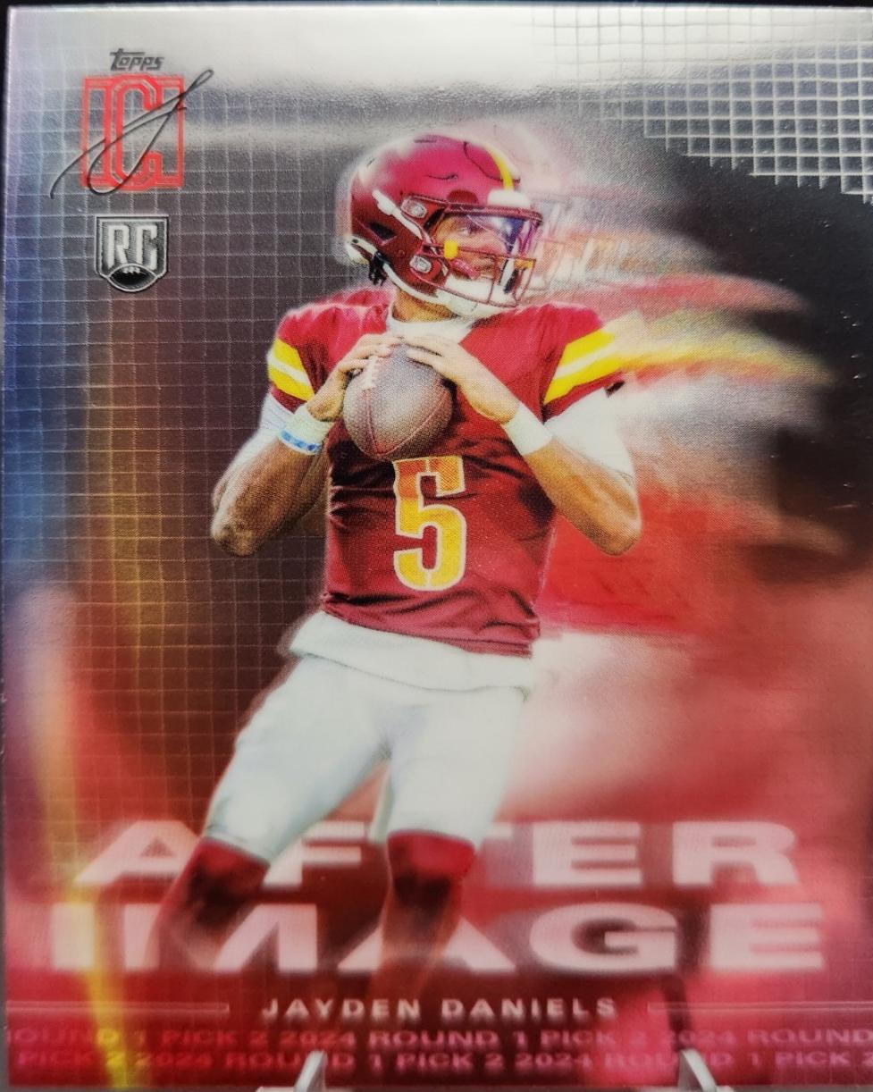 Jayden Daniels #AI-7 Football Cards 2024 Topps Signature Class After Image