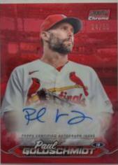 Paul Goldschmidt #SCCA-PG Baseball Cards 2024 Topps Stadium Club Chrome Autograph