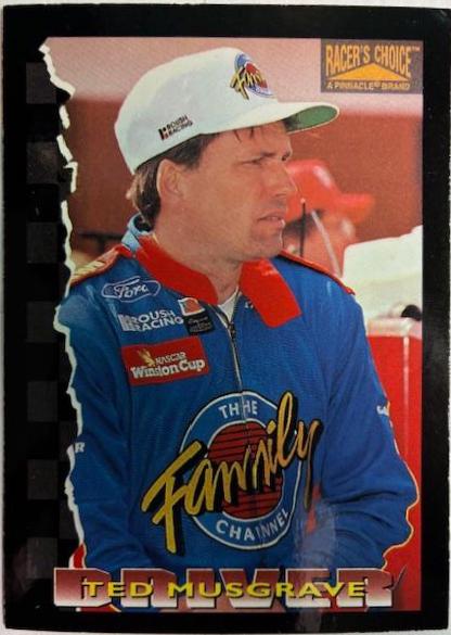 Ted Musgrave #10 Racing Cards 1996 Pinnacle Racer's Choice NASCAR
