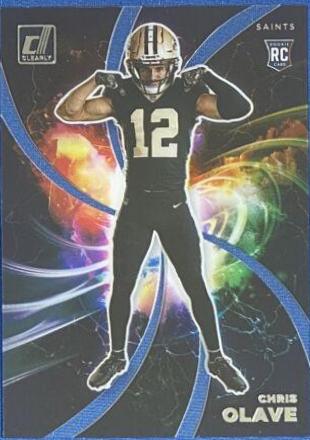 Chris Olave #NM-CO Football Cards 2022 Panini Donruss Night Moves