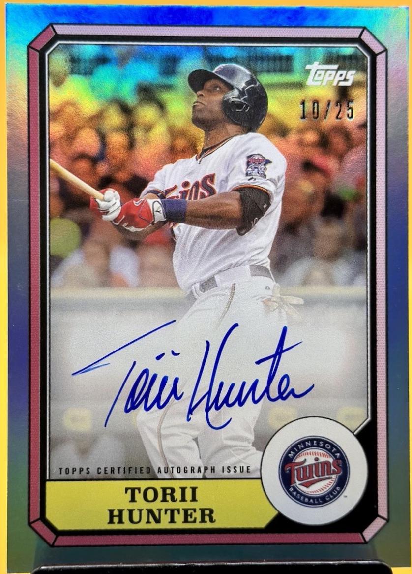 Torii Hunter [Blue] #87BBA-TH Prices | 2025 Topps Archives 1987 ...