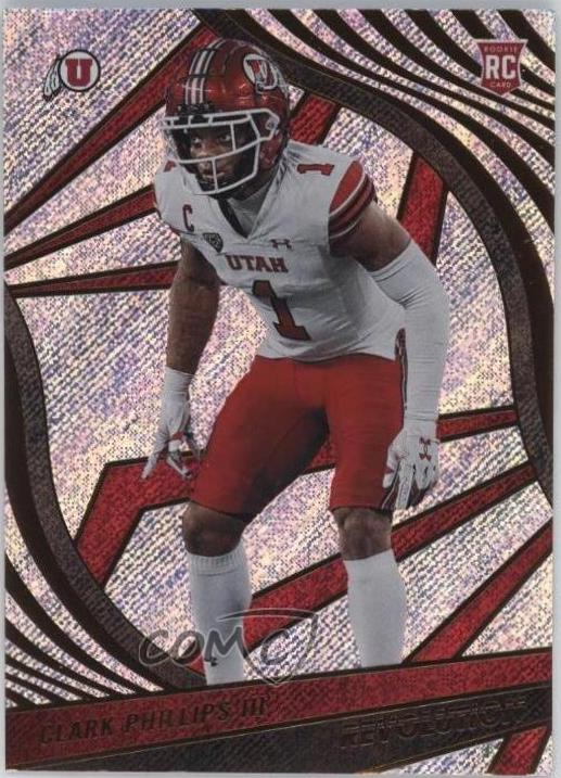 Clark Phillips III #65 Football Cards 2023 Panini Chronicles Draft Picks Revolution